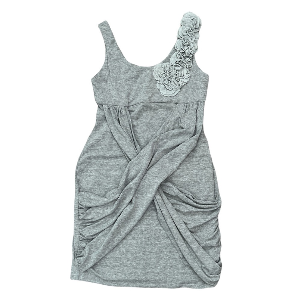 Decode 1.8 Gray Scoop Dress Small